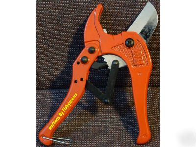 Ratchet rubber hose pvc synthetic plastic pipe cutter