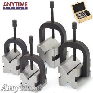 8 pc v-block & clamp double sided 90Â° machinist tool