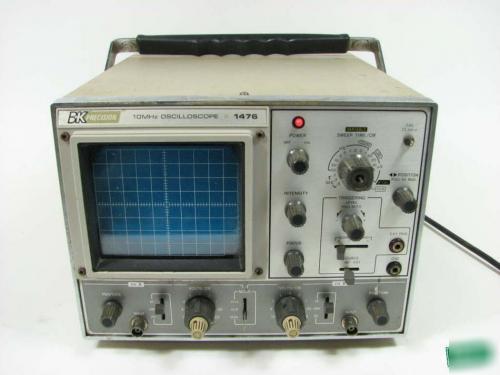 Bk precision 10 mhz oscilloscope 1476 2CHANNEL benchtop