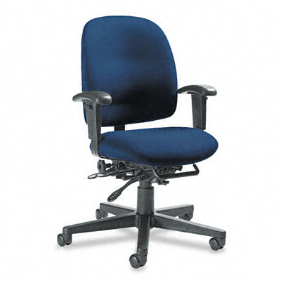 Granada series low-back multi chair, navy blue fabric
