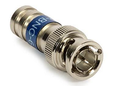 New bnc RG6 compression connectors (qty=100) $0.49 ea.