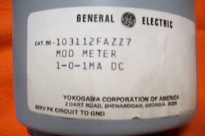 New g.e. mod meter / #1031112FAZZ7 / / nice