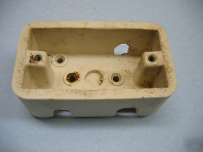 Vintage electrical switch/junction box **porcelain**