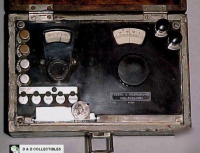 Vintage leeds & northrup potentiometer indicator