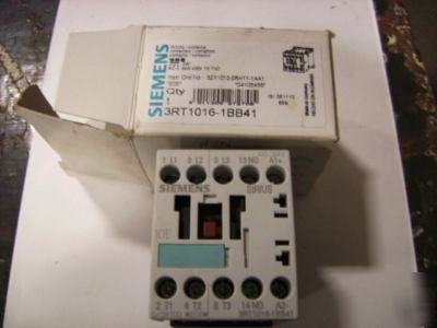  siemens contactor 3RT1016-1BB41, 24V