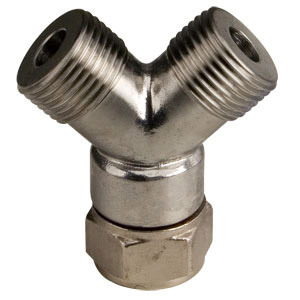 Beer line y coupler fitting kegerator keg tap