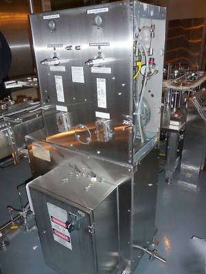 Cozzoli AW160 vial washer and tunnel 
