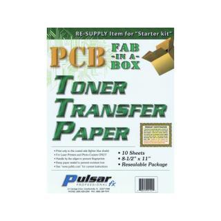 Laser print image pcb toner transfer paper (20 sheets) 