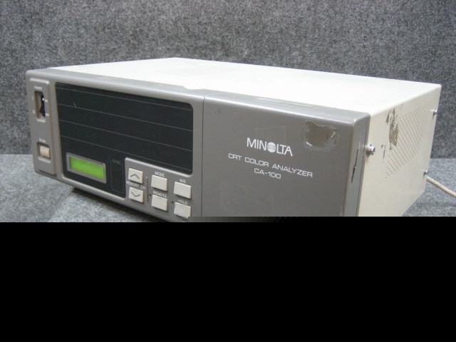 Minolta ca-100 crt color analyzer w/wrnty