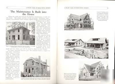 1923 booklet concrete houses portland cement assoc 