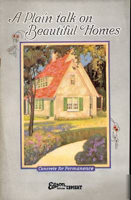 1923 booklet concrete houses portland cement assoc 