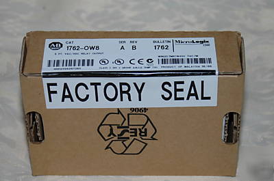 Allen bradley micrologix 1200 1762-OW8 sealed warranty