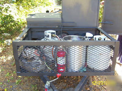 Competition/ commercial grade bbq smoker trailer