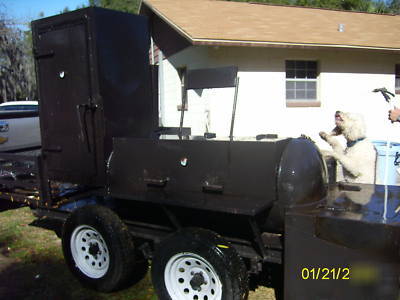 Competition/ commercial grade bbq smoker trailer