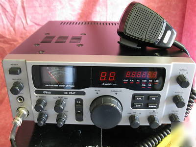 Galaxy dx-2547 cb radio base station used 