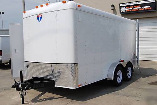 Hot cold water, pressure washer trailer mounted, steam 