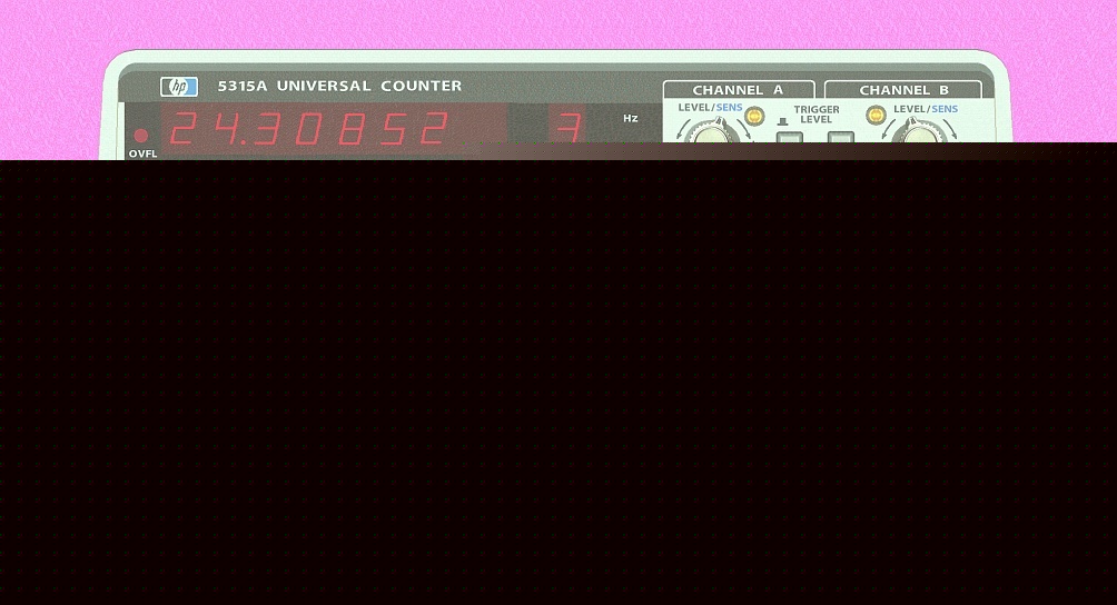 Hp 5315A 100 mhz universal counter + vcxo + batt + docs