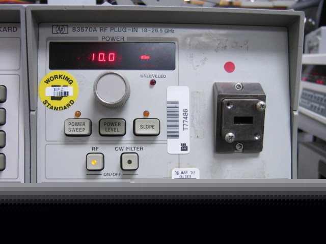 Hp agilent 83570A 18 ghz-26.5 ghz rf plug-in