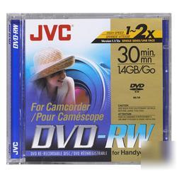 New jvc 2X mini dvd-rw media VDW14DU
