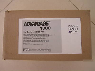 New msa advantage 1000 riot control gas mask 813861 lrg