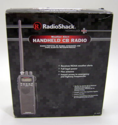 Radioshack weather alert handheld cb radio 21-1679