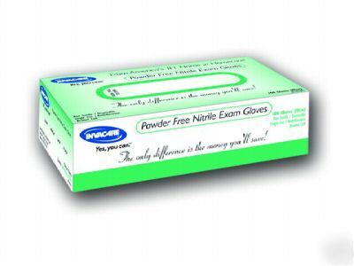 Small size blue nitrile exam gloves 1000 each case 