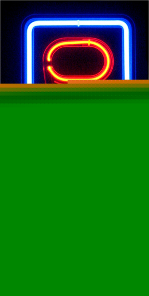 Vertical open sign neon / light - open signs - 24