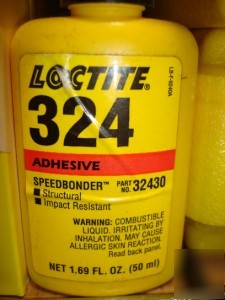 New 3-1.69 fl oz loctite 324 speedbonder adhesive 32430 