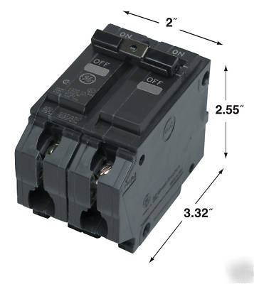 New 5-pack ge 40 amp 2P circuit breaker vpk THQL2140