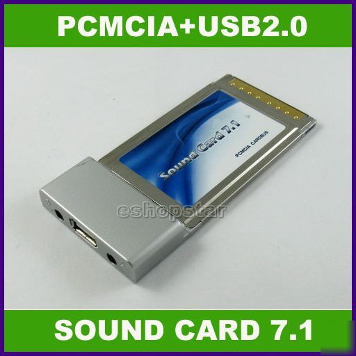 New express 7.1 sound card 34MM/54MM for pc notebook
