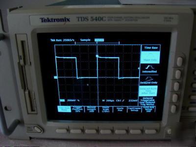 Tektronix TDS540C digitizing oscilloscope w/options 