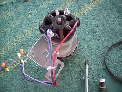 Treadmill motor with matching belt,1.hp,dc,used