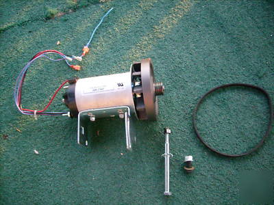 Treadmill motor with matching belt,1.hp,dc,used