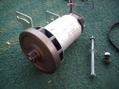 Treadmill motor with matching belt,1.hp,dc,used