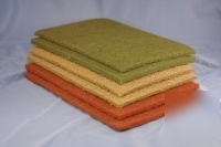 6X9 handi pad kit 30-pads / 10EA grey,maroon,green