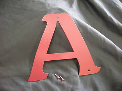 Any 6 inch letter heavy duty 11 ga steel, hardware 