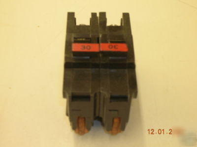 Fpe circuit breaker 2 pole 30 amp full size type na