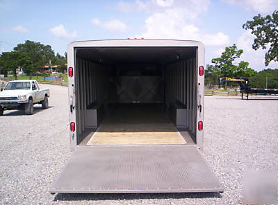 New 2010 deluxe cargo gooseneck trailer-side door-8'X28