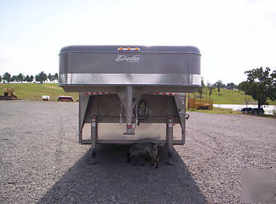 New 2010 deluxe cargo gooseneck trailer-side door-8'X28