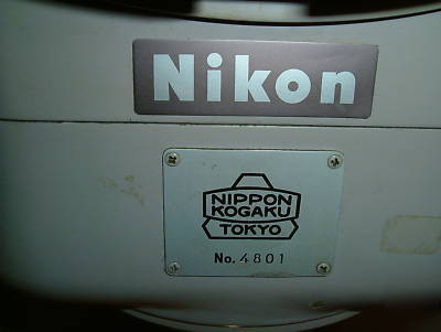 Nikon 6CT 12 in screen comparator