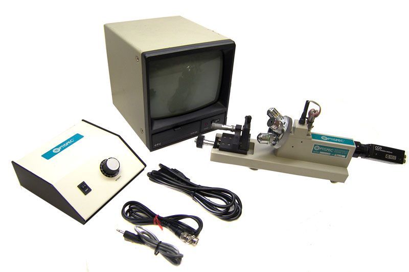 Optispec fiber optic video scope microscope complete