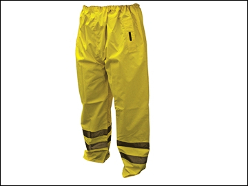 Scan hi-vis motorway trouser yellow - extra large