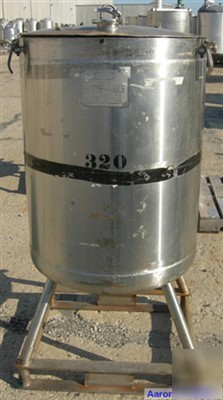 Used: walker kettle, 100 gallon, 316 stainless steel, v