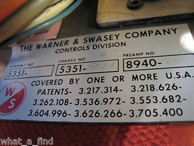 Warner swasey allen bradley axis drive 5351-5037 8940
