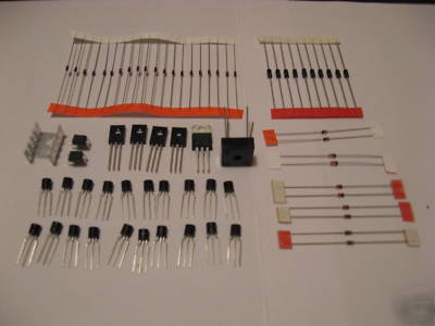 Electronic components starter kit semiconductors lot 69