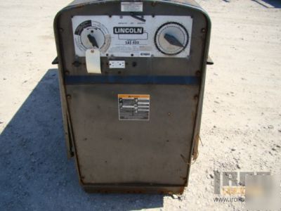 Lincoln welder sae 400 diesel severe duty machine