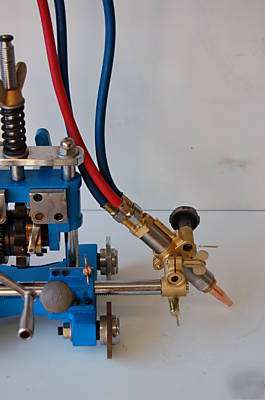 Manual pipe cutting machine - track torch burner cutter
