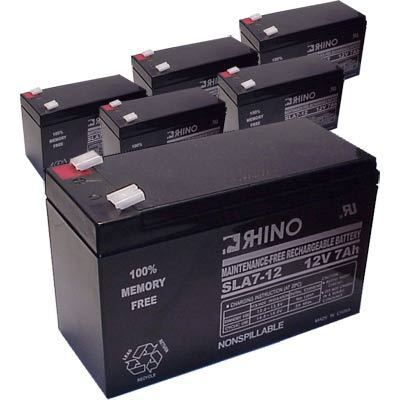 New 5 x 12V 7AH sla sealed lead acid batteries rhino 