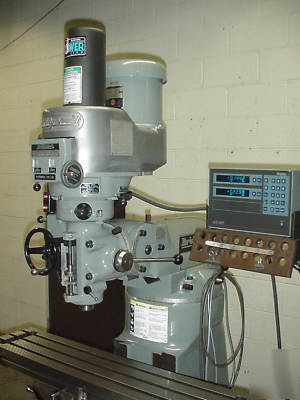  bridgeport 2HPVARI-speed, acu- readout SERVO140 power 