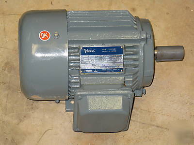 New 1 hp three phase motor- in box